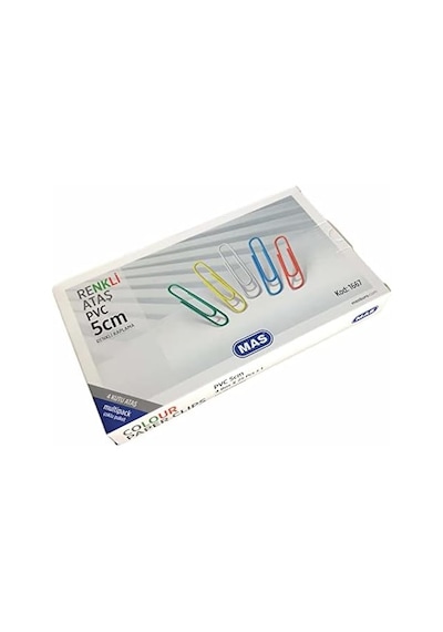 Mas Multipack Renkli Dev Ataş Pvc Kaplı 5cm 4 Paket 25 Adet 1