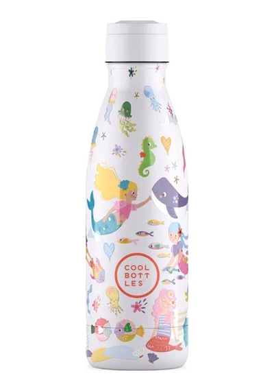 Cool Bottles Paslanmaz Çelik Suluk - The Kids Bottle Sweet Mermaids 350ml Çok Renkli