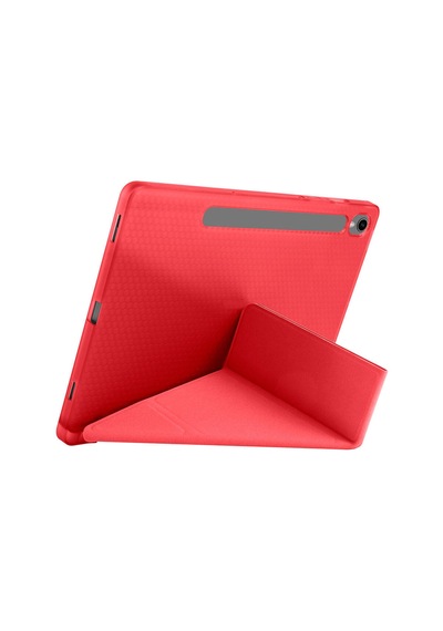 Galaxy Uyumlu Tab S10 Fe Kılıf Tri Folding Kalem Bölmeli Standlı Kılıf Tablet Kılıfı