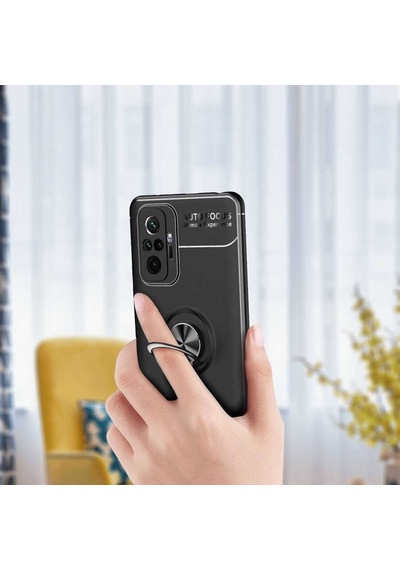 Xiaomi Redmi Note 10 Pro Yüzüklü Manyetik Ravel Kilif Kirilmaz Ek 514180335