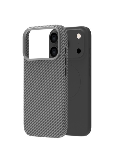 Buff Apple Uyumlu iPhone 17 Pro Max Magsafe Kevlook Kılıf Gri