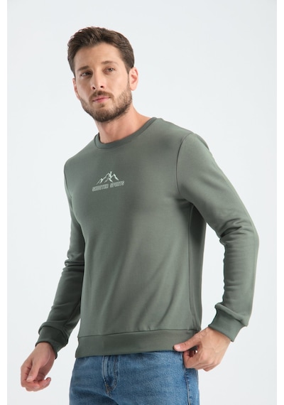 Shooter Sportwear Ribey Tekstil İth.ihr.san.tic.ltd.şti Erkek Üç İplik Sweatshirt Şardonsuz Pamuklu Regular Fit Bisiklet Yaka Spor Sweat Haki Shooter Sportwear Ribey Tekstil İth.ihr.san.tic.ltd.şti Erkek Üç İplik Sweatshirt Şardonsuz Pamuklu Regular Fit Bisiklet Yaka Spor Sweat Haki