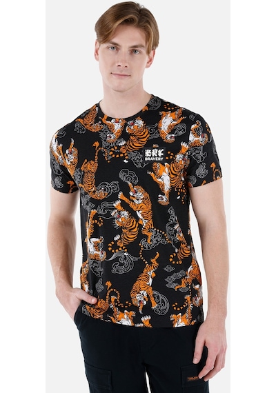 Colin's Colins Siyah Erkek Tshirt K.Kol Cl1062668 Q1.V2 Blk Siyah