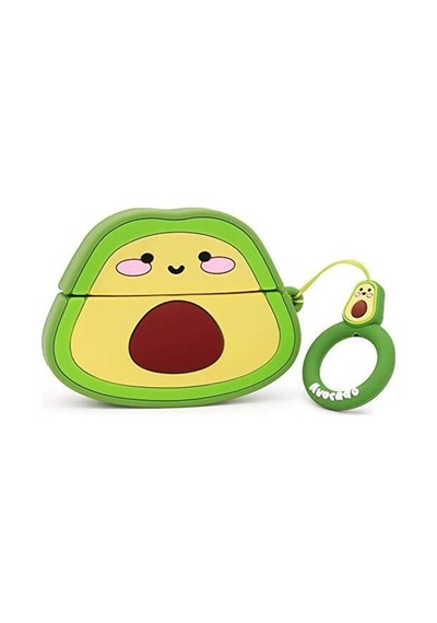 Microsonic Apple Uyumlu AirPods 4.nesil / Anc Kılıf Cartoon Figürlü Silikon Crtn-fgr-avkdo Yeşil - Altın