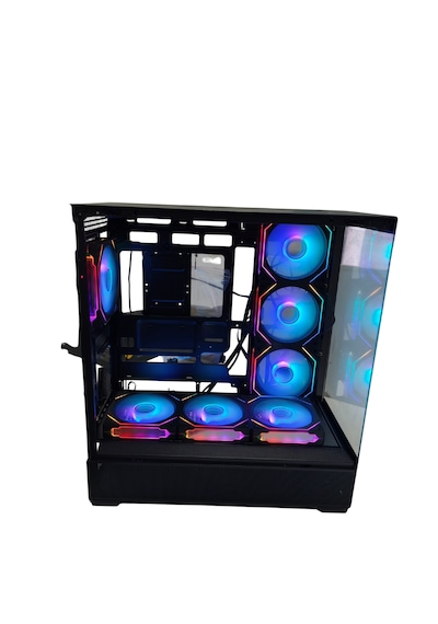 Zoko Alpha 7x120mm Argb Fan+kontrolcü+kumanda Pc Boş Siyah Kasa