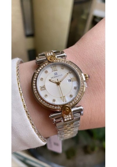 Momentus Ss249t-02sg Çelik Altın/çelik 34 Mm Kadın Kol Saati