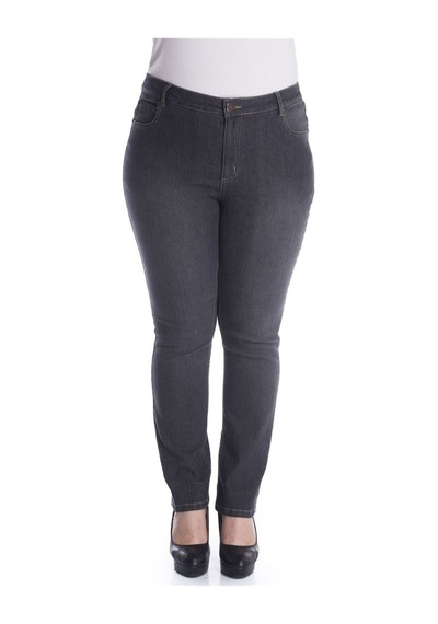 Myline Arka Cepleri Nakışlı 5 Cep Denim Pantolon
