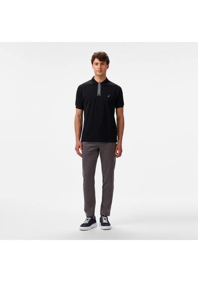 Nautica Erkek Siyah Classic Fit Polo Yaka T-shirtdüzk55306t
