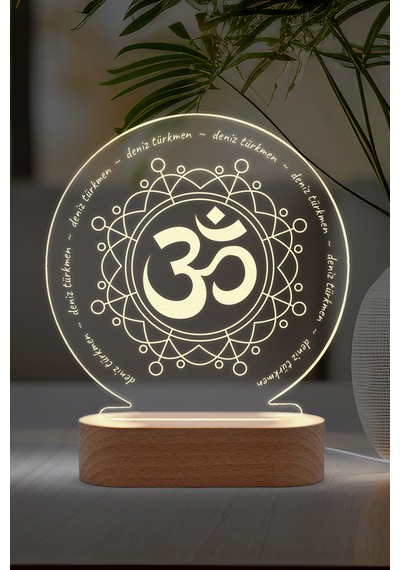 Yoga Om Sembollü Kişiye Özel Ledli Gece Lambası Masif Ahşap Tabanlı Usb Kablolu Pleksi Led Gece Lambası Yoga Om Sembollü Kişiye Özel Ledli Gece Lambası Masif Ahşap Tabanlı Usb Kablolu Pleksi Led Gece Lambası