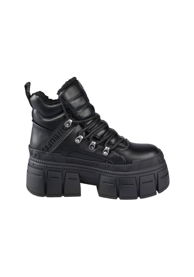 Oxford Klasik Kadın 1622608 Buffalo Gospher Hıke Mıd Pad - Vegan Nappa- Black Siyah