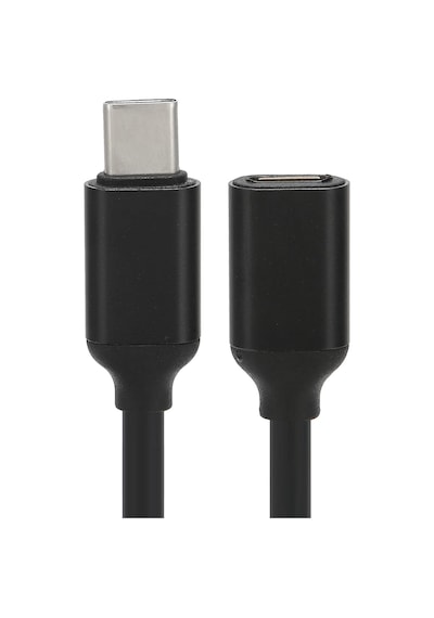 50cm Type-c Uzatma Kablosu 60w Hızlı Şarj Ve 3a Akım Destekli Usb-c Erkek Dişi Kablo 24pin Standart