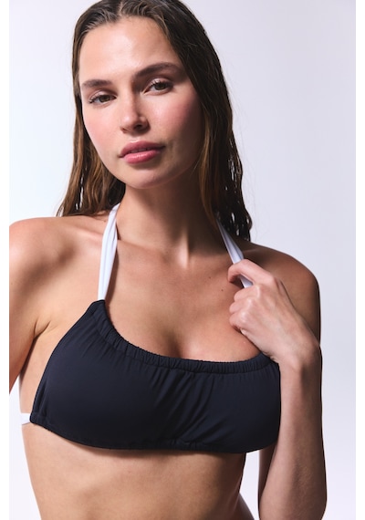 Penti Siyah Adeline Bandeau Bikini Üstü