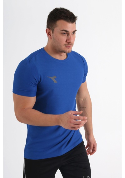 Diadora Alto Antrenman T-shirt Sax Saks Mavi