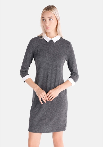 Colin's Colins Regular Fit Düz Kadın Antrasit Uzun Kol Elbise Cl1065289 Q1.v1 Anm Antra Melanj