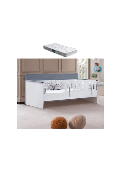 Karyola, Mira Montessori Karyola - Antrasit + 1 Adet Comfort Yatak