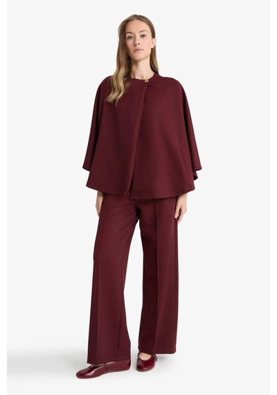 Defacto Wide Leg Geniş Bol Paça Pantolon F3687ax25wnbr34 Bordo