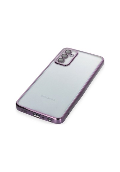 Galaxy M23 Kılıf Razer Lensli Silikon - Mor