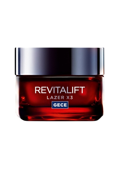 Revitalift Lazer X3 Yoğun Yaşlanma Karşıtı Gece Bakım Kremi