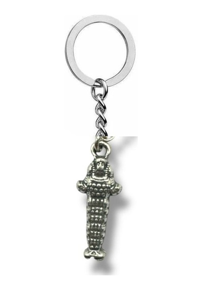Artemis Figürlü Bereket Temalı Metal Anahtarlık Gümüş Renk Mitolojik Unisex Aksesuar