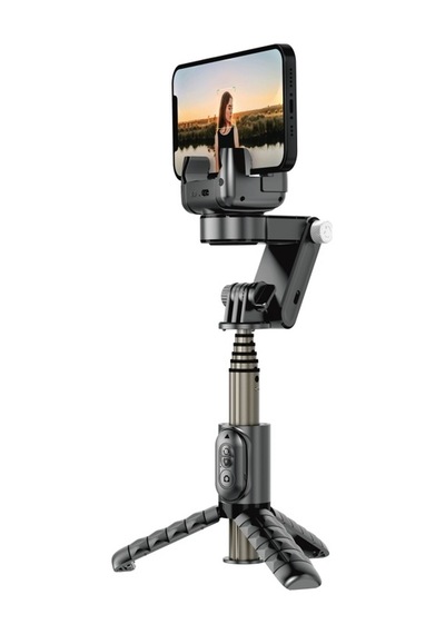 Wiwu Wİ-SE006 Savaş Tanrısı Gimbal Stabilizatör Dolgu Hafif Selfie Sopa Siyah