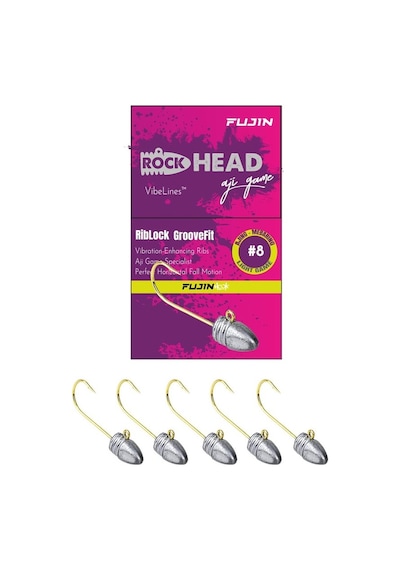 Rock-head 8no Aji Game Jighead 1,2 Gr 1,2 Gr