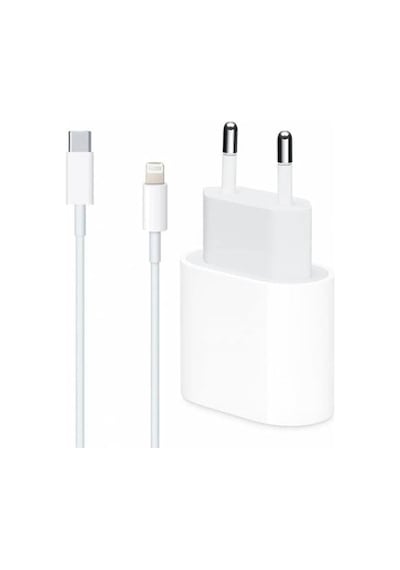 iOS Apple Uyumlu iPhone  Tüm Serilerle Hızlı Şarj Aleti Kablo Adaptör Set 11/12 / 13 Pro/Pro Ma