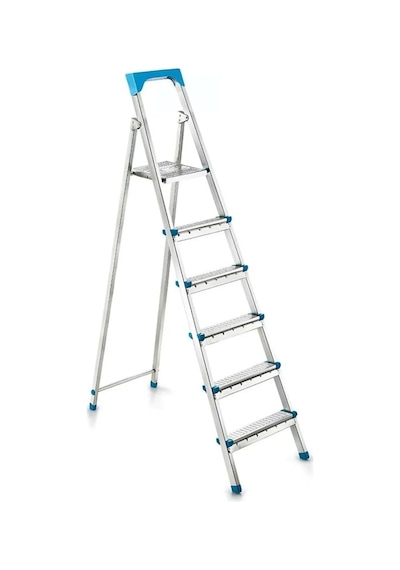 Merdiven 5+1 Basamaklı Metal Merdiven 125cm 120kg