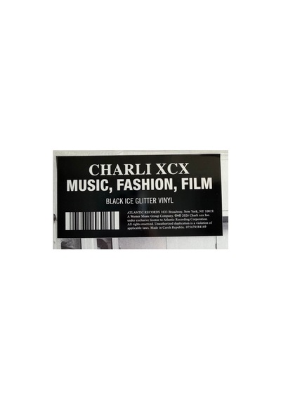 Charli Xcx - Music, Fashion, Film Black Ice Glitter Viny - Plak