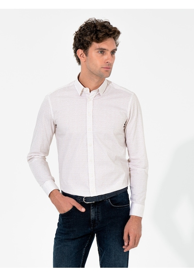 Cacharel Bej Slim Fit Uzun Kollu Gömlek 15469610 Cacharel Bej Slim Fit Uzun Kollu Gömlek 15469610