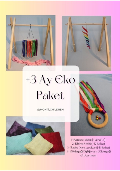 3 Ay Eko Paket Montessori Bebek Eğitim Kiti