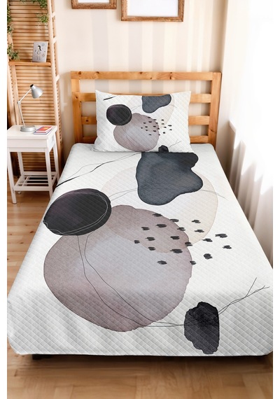 Geometrik Gri Genç Odası Tek Kişilik Pike Takımı - Antrasit Vizon 160x220 Cm Kapitone Yatak Örtüsü Naif Papatya Yansıması Geometrik Gri Genç Odası Tek Kişilik Pike Takımı - Antrasit Vizon 160x220 Cm Kapitone Yatak Örtüsü Naif Papatya Yansıması