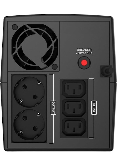 Uygar Enerji Tuna 1200 Va Lıne Interactıve Yeni Nesil Akü Kesintisiz Güç Kaynağı Ups 2x12v7ah