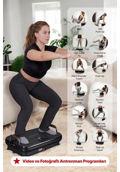 TeknoGerman Plus Model Yüksek Titreşimli  ve Spor Cihazı