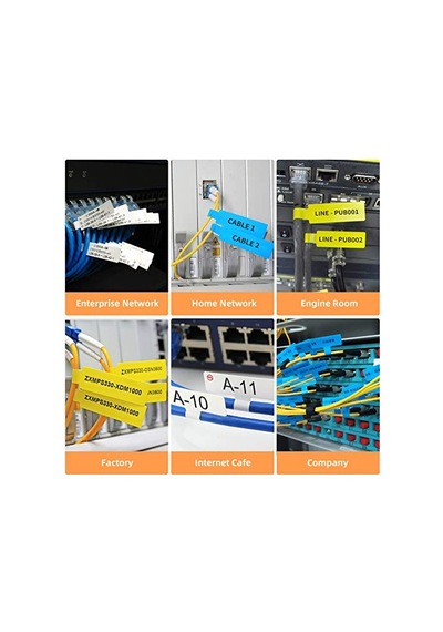Ayrex Nıımbot Termal Kablolu Etiketler, 12,5 X 109 Mm Etiket Yazıcısı, Termal Kağıt, D110 D11 D101 H1s Etiket Yazı 1