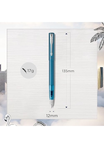 Dolma Kalem Vector Xl Matte Teal M Blue 165-Koyu Yeşil