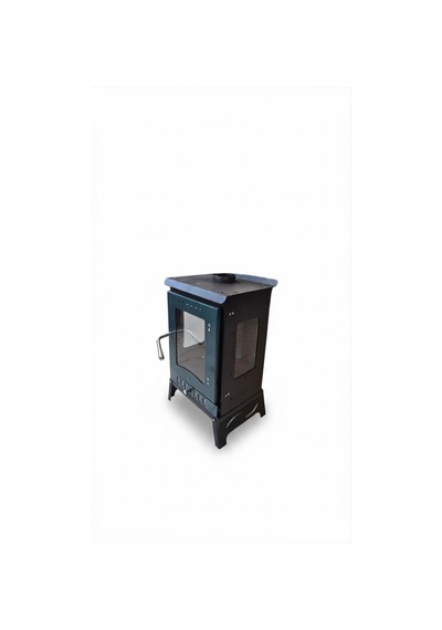 Dorello Kamp Sobası Karavan Soba Yeşil Renk Doğal Sıcaklık, Modern Tasarım