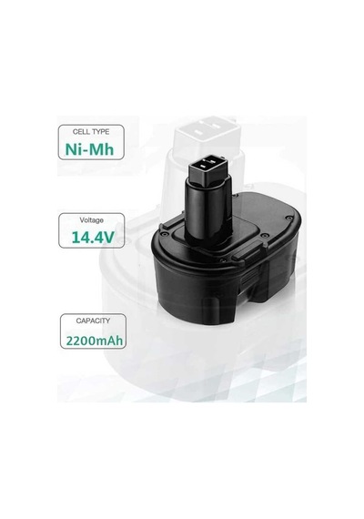 Dewalt Dc9091 De9038 De9091 De9092 De9094 De9502 İçin 2200mah 14.4v Yedek Şarj Edilebilir Pil