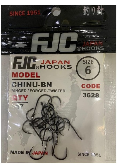 Fjc 3628 No:6 Chinu Black Nikel Olta İğnesi 17 Adet