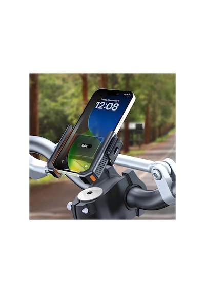 Gidon Bağlantılı Bisiklet Motosiklet İçin Esnek Abs 4-7.8 İnç Telefon Tutucu 360 Dönebilen Tasarım Diğer
