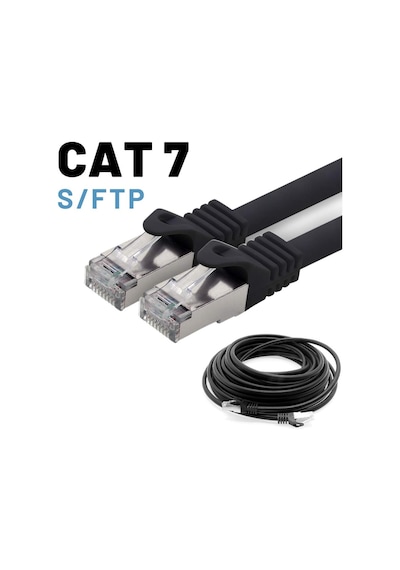 Irenis Cat 7 Kablo S/Ftp Ethernet Network Lan Ağ Kablosu 50 Mt 5 Adet