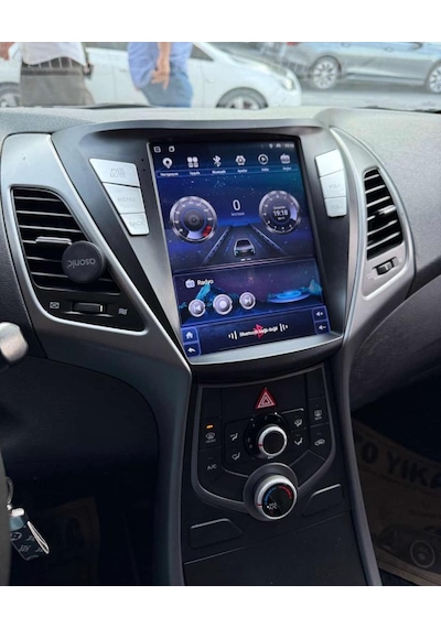 Aln Hyundai Elantra Tesla 2011-2014 4gb Ram 32gb Hafıza 4 Çekirdek Carplay Android Multimedya 12"