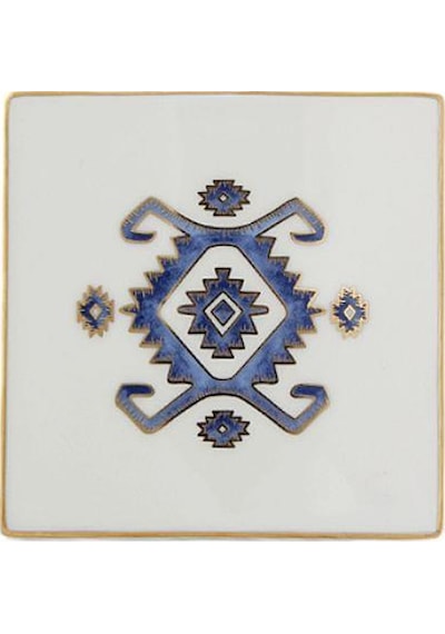 Porland Arabesque Desen5 Bardak Altlığı 10x10 Cm 04alm006815 Çok Renkli