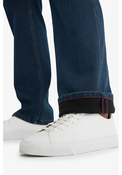 Defacto Diago Comfort Fit Yüksek Bel Geniş Paça Düz Paça Jean Pantolon V0796az25wnnm34 Mavi-nm34