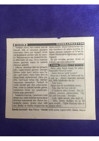 27 Nisan 2001 Takvim Yaprağı - Nostalji Koleksiyonluk Takvim Yaprağı B