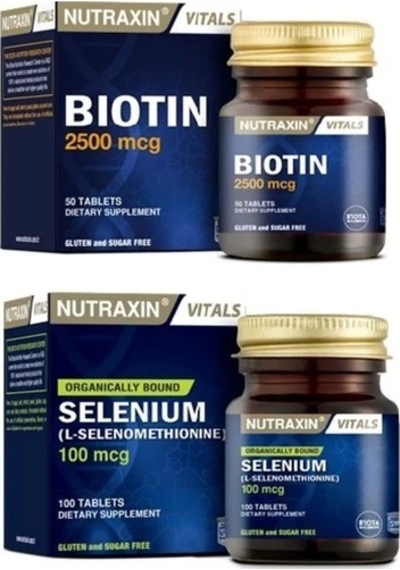 Nutraxin Biotin + Selenium