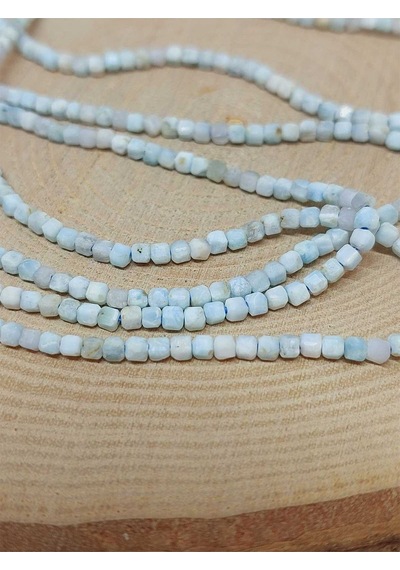 Larimar Taşı Küp Şekilli Dizi 2mm 51172 Çok REnkli