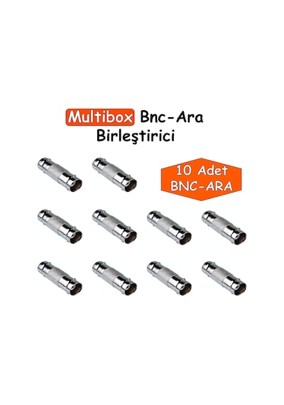 Multibox Bnc Ara Dişi-Dişi Konnektör Birleştirici