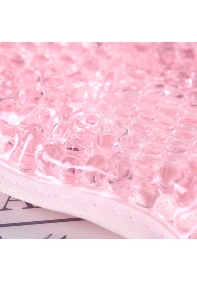 Terapi Jel Yüz Maskesi Soğuk Ve Sıcak Boncuklu Ayarlanabilir Maske Pembe Lisinya Çok Renkli