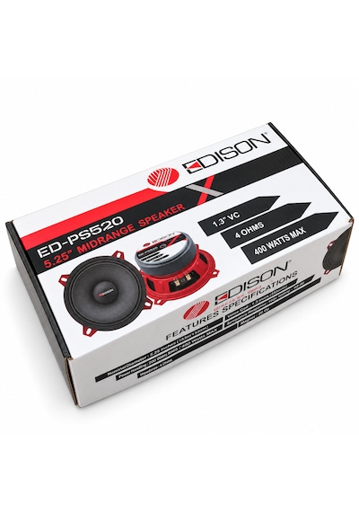 Edison Ed-ps520 13 Cm Midrange Hoparlör Takımı 120w Rms 4 Ohm 2 Adet