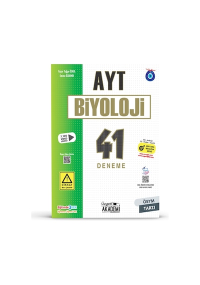 Üçgen Akademi 2024 Ayt Biyoloj 41 Li Deneme Sınavı
